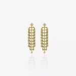 Brincos em ouro e diamantes Indiano