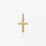 Pingente em ouro crucifixo pequeno